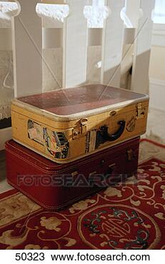 Stock Photo - antique suitcases. 
fotosearch - search 
stock photos, 
pictures, images, 
and photo clipart