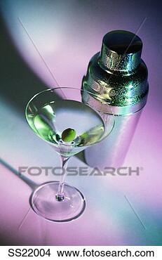 Stock Photo - martini shaker 
and glass. fotosearch 
- search stock 
photos, pictures, 
images, and photo 
clipart