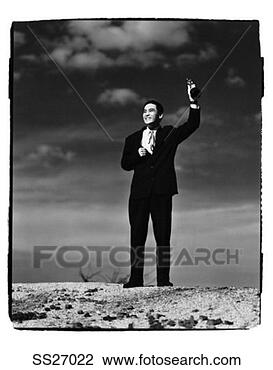Stock Photo - victorious businessman. 
fotosearch - search 
stock photos, 
pictures, images, 
and photo clipart