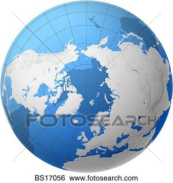 Stock Photo - transparent globe 
-- northern hemisphere. 
fotosearch - search 
stock photos, 
pictures, images, 
and photo clipart