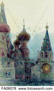 Stock Illustration - st basil's cathedral. 
fotosearch - search 
clipart, illustration, 
drawings and vector 
eps graphics images