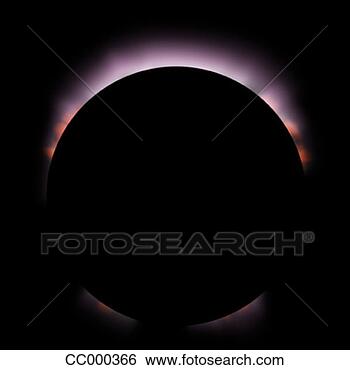 Stock Photo - digital illustration 
of a solar eclipse. 
fotosearch - search 
stock photos, 
pictures, images, 
and photo clipart
