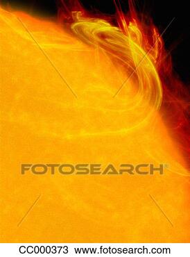 Stock Photo - digital illustration 
of a solar flare. 
fotosearch - search 
stock photos, 
pictures, images, 
and photo clipart