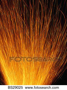 Stock Image - close-up of sparks. 
fotosearch - search 
stock photos, 
pictures, images, 
and photo clipart