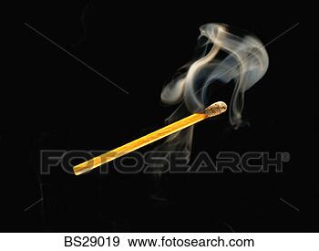 Stock Photograph - smoking matchstick. 
fotosearch - search 
stock photos, 
pictures, images, 
and photo clipart