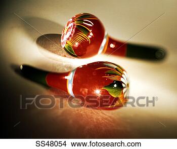 Stock Photo - pair of maracas. 
fotosearch - search 
stock photos, 
pictures, images, 
and photo clipart