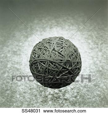 Stock Photography - rubber band ball. 
fotosearch - search 
stock photos, 
pictures, images, 
and photo clipart