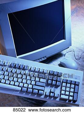 Banco de Imagem - computador,  monitor, 
 computador,  
teclado. fotosearch 
- busca de fotos, 
imagens e clipart