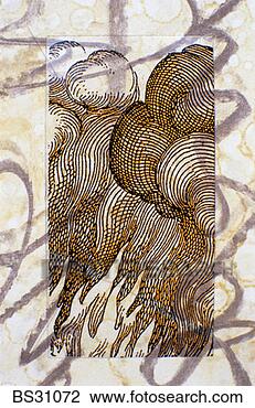Stock Photo - monoprint of abstract 
flames. fotosearch 
- search stock 
photos, pictures, 
images, and photo 
clipart