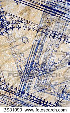 Stock Photography - monoprint of fleur 
de lis patterns. 
fotosearch - search 
stock photos, 
pictures, images, 
and photo clipart