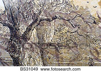 Stock Photograph - monoprint of a 
tree. fotosearch 
- search stock 
photos, pictures, 
images, and photo 
clipart