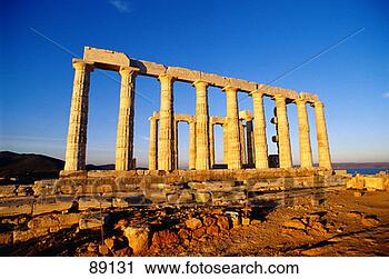 Stock Photography - temple of poseidon, 
attica, greece. 
fotosearch - search 
stock photos, 
pictures, images, 
and photo clipart