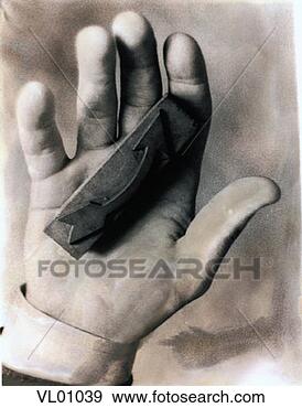 Stock Illustration - man's hand holding 
an arrow symbol. 
fotosearch - search 
clipart, illustration, 
drawings and vector 
eps graphics images