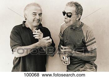 Stock Photo - two men smoking. 
fotosearch - search 
stock photos, 
pictures, images, 
and photo clipart