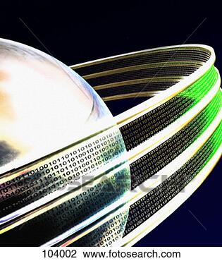Clip Art - binary code orbiting 
earth. fotosearch 
- search clipart, 
illustration, 
drawings and vector 
eps graphics images