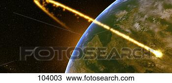 Drawing - orbiting earth. 
fotosearch - search 
clipart, illustration, 
drawings and vector 
eps graphics images
