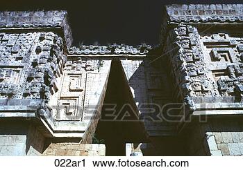 Stock Photography - detail of mayan 
arch and relief 
uxmal yucatan 
mexico. fotosearch 
- search stock 
photos, pictures, 
images, and photo 
clipart