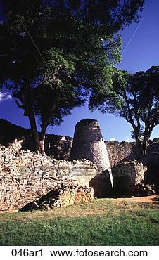 Stock Photography - ruins and tower 
zimbabwe africa. 
fotosearch - search 
stock photos, 
pictures, images, 
and photo clipart