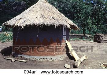 Stock Photography - straw and mud 
hut zimbabwe africa. 
fotosearch - search 
stock photos, 
pictures, images, 
and photo clipart