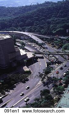 Stock Photography - busy road junction 
caracas venezuela. 
fotosearch - search 
stock photos, 
pictures, images, 
and photo clipart