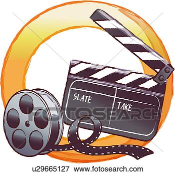 Stock Illustration - film, movie clapper 
board, movie 
film, film reel, 
 clapper board. 
fotosearch - search 
clipart, illustration 
posters, drawings 
and vector eps 
graphics images