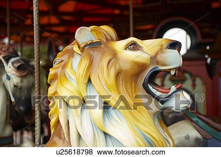 merry-go-round-carousel-lion_~u25618798.