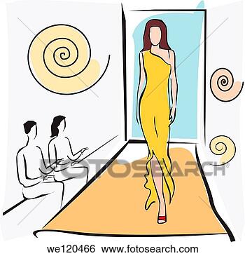 Stock Images of Model walking on the ramp we120466 - Search Stock ...