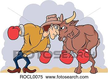 Clipart - bull fight. fotosearch - search clipart, illustration posters, drawings and vector eps graphics images